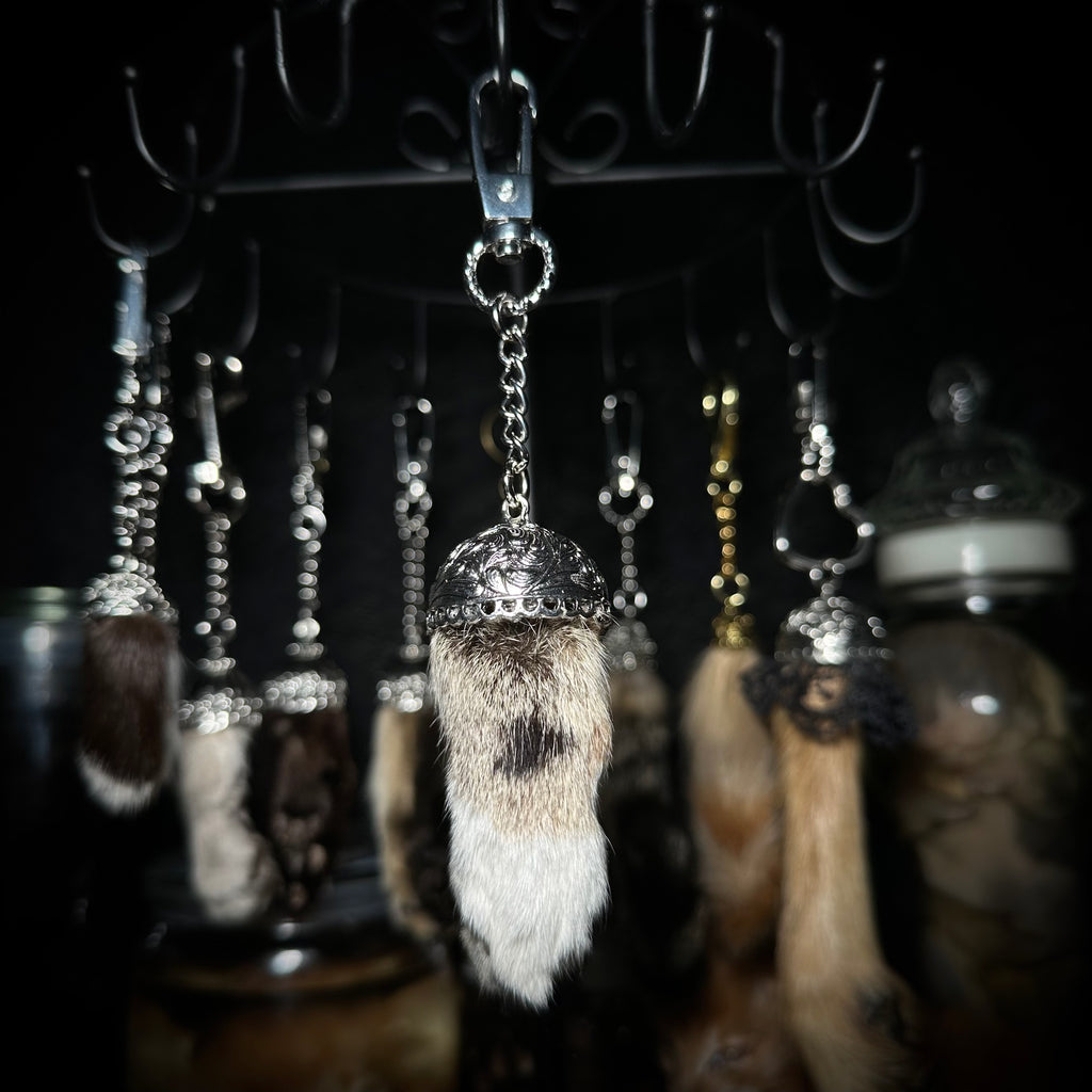 Mummified Cat paw keychains